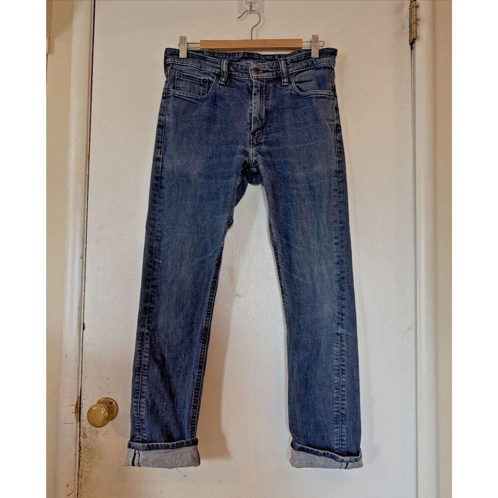 Levi's 504 Commuter Denim Blue Jeans 3M Reflective Motorcycle Riding | 32W x 32L